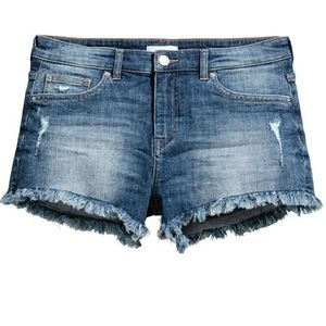 Dark denim shorts
